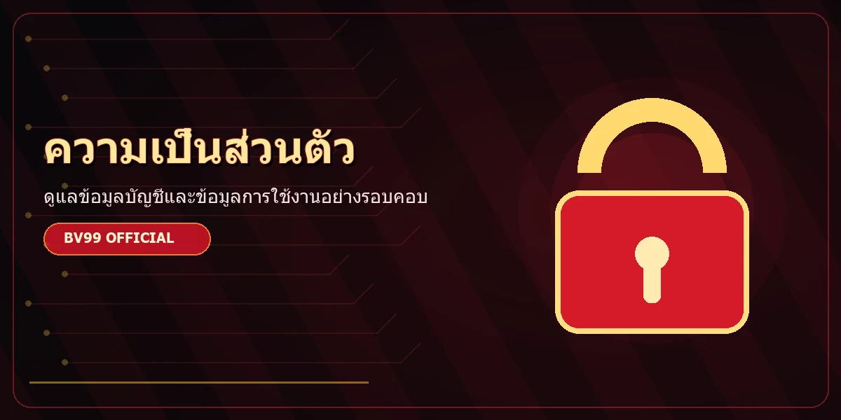นโยบายความเป็นส่วนตัว BV99