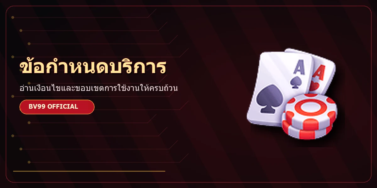 ข้อกำหนดการใช้บริการ BV99