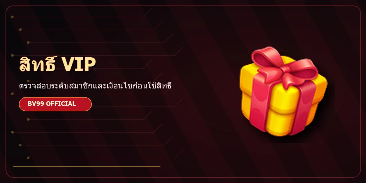 ข้อมูลบริการสมาชิก BV99 VIP